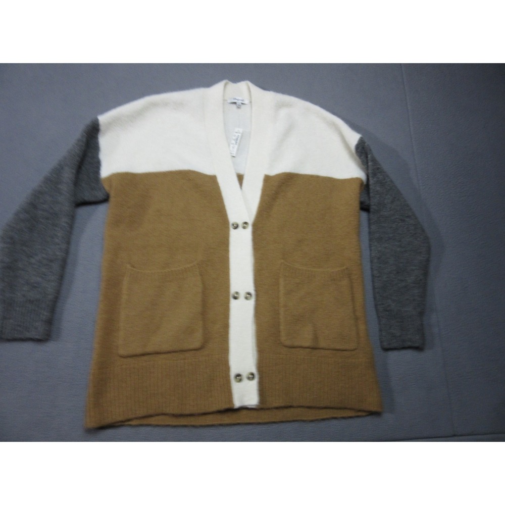 Madewell Cardigan Womens Small Brown New Wool Blend Allston NC780